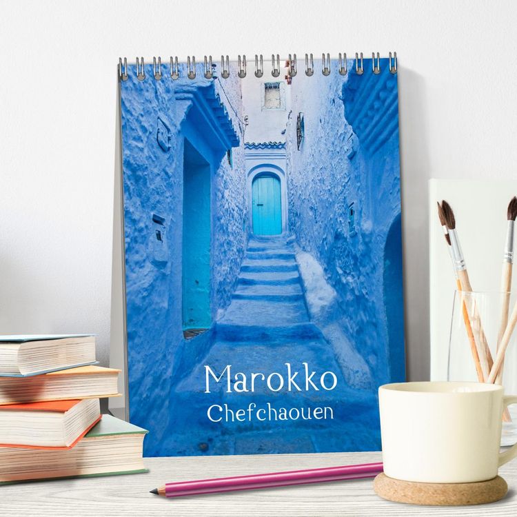 Produktbild: Marokko - Chefchaouen (Tischkalender 2026 DIN A5 hoch), CALVENDO Monatskalender