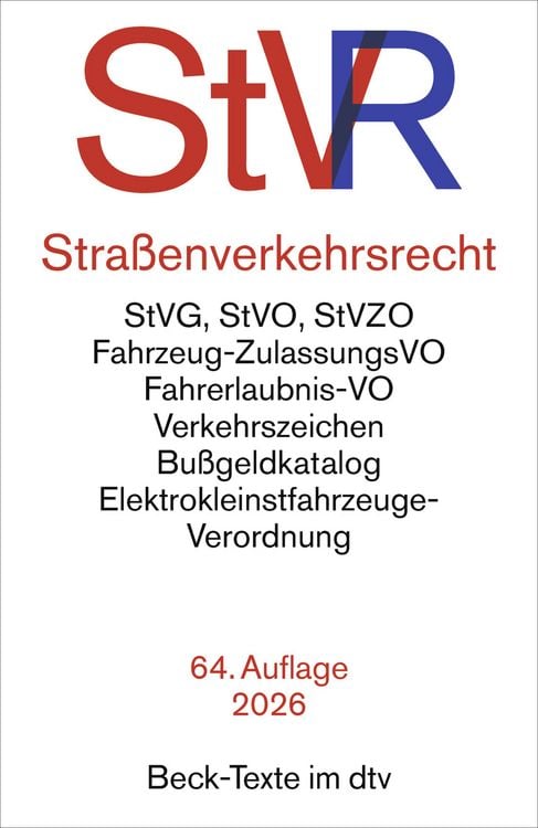 Produktbild: Stra&szlig;enverkehrsrecht