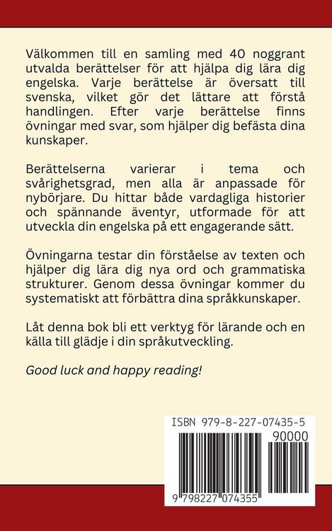 Produktbild: Ber&auml;ttelser p&aring; Engelska f&ouml;r Nyb&ouml;rjare