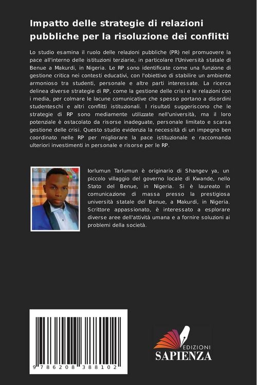 Produktbild: Impatto delle strategie di relazioni pubbliche per la risoluzione dei conflitti