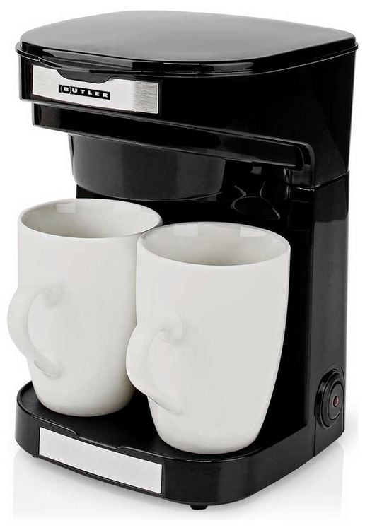 Produktbild: Butler 16100129 Kaffeemaschine Schwarz, Silber