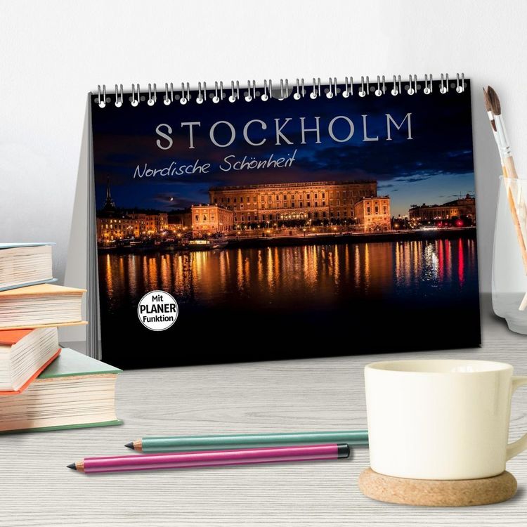 Produktbild: Stockholm - Nordische Sch&ouml;nheit (Tischkalender 2027 DIN A5 quer), CALVENDO Monatskalender