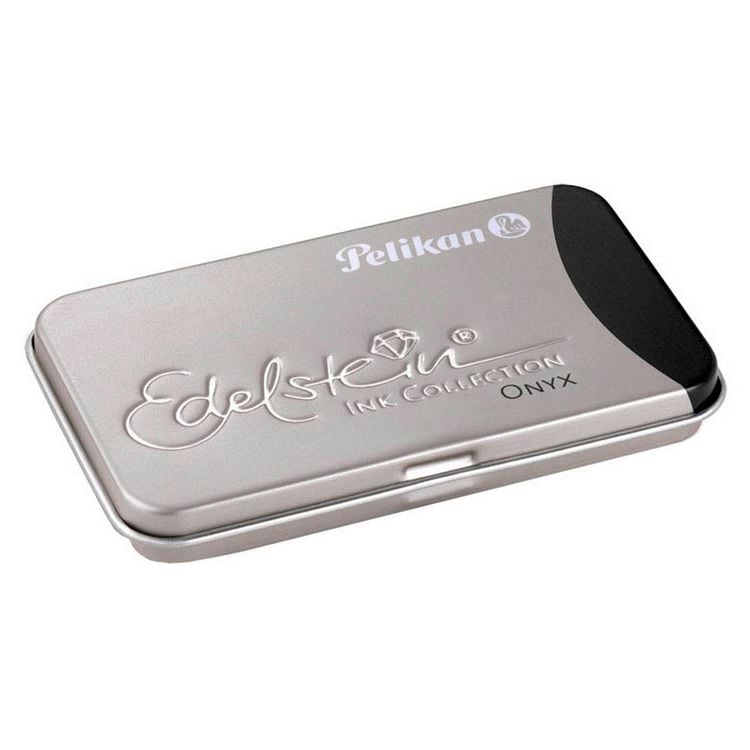 Produktbild: Pelikan Edelstein&reg; Ink Collection Onyx, Schwarz, 6 Gro&szlig;raumpatronen im Metallbox