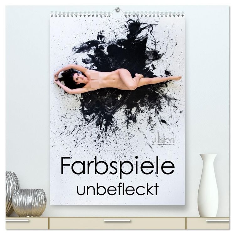 Produktbild: Farbspiele - unbefleckt (hochwertiger Premium Wandkalender 2027 DIN A2 hoch), Kunstdruck in Hochglanz