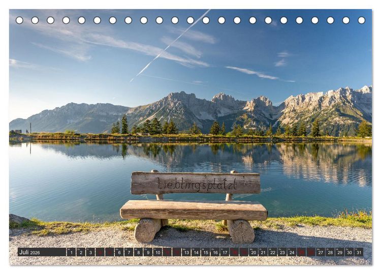 Produktbild: Seen in &Ouml;sterreich (Tischkalender 2026 DIN A5 quer), CALVENDO Monatskalender