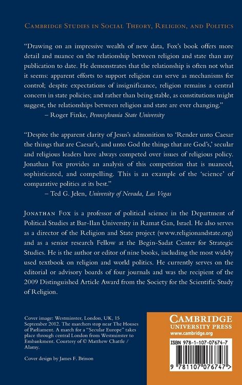Produktbild: Political Secularism, Religion, and the State