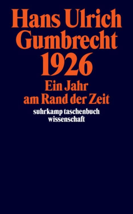 Bild vom Artikel 1926 vom Autor Hans Ulrich Gumbrecht