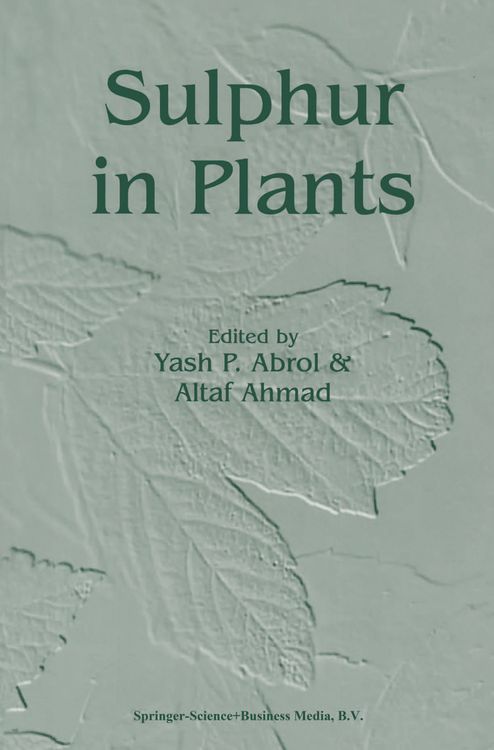 Produktbild: Sulphur in Plants