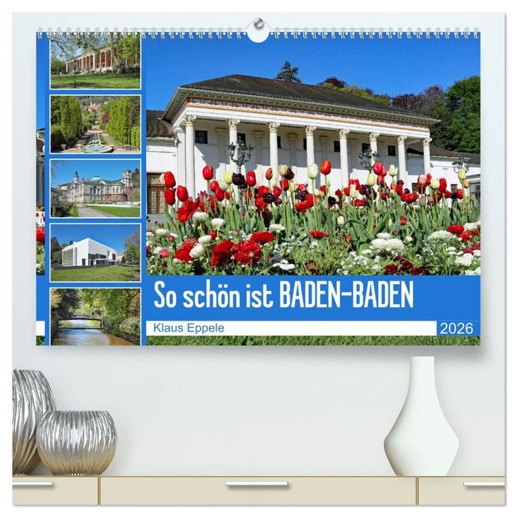 Produktbild: So sch&ouml;n ist Baden-Baden (hochwertiger Premium Wandkalender 2026 DIN A2 quer), Kunstdruck in Hochglanz
