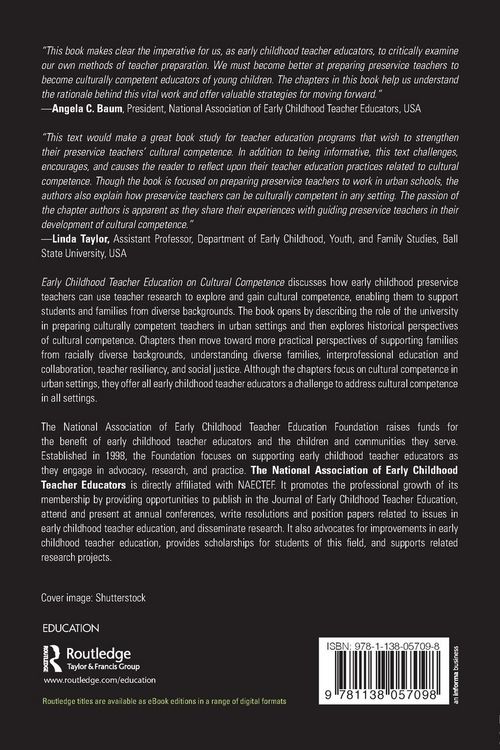 Produktbild: Early Childhood Teacher Education on Cultural Competence