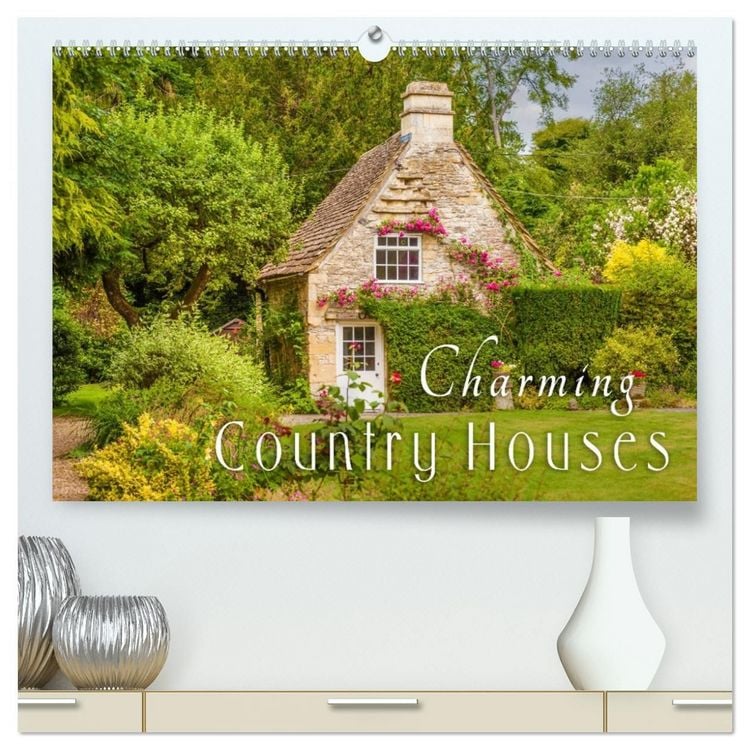 Produktbild: Charming Country Houses (High Quality Premium Wall Calendar 2027 DIN A2 landscape),CALVENDO 12 Month Wall Calendar