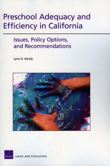 Produktbild: Preschool Adequacy and Efficience in California