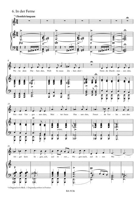 Produktbild: Schwanengesang D 957 / D 965 A, Gesang und Klavier, mittlere Stimme