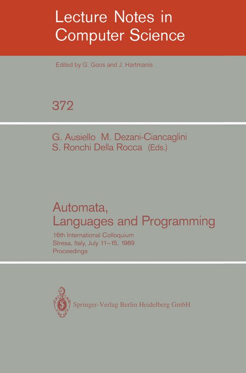 Produktbild: Automata, Languages and Programming