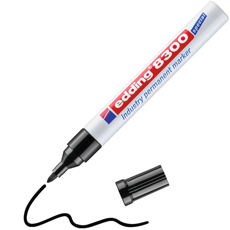 Produktbild: EDDING&reg; Permanent Marker 8300 Industry, schwarz