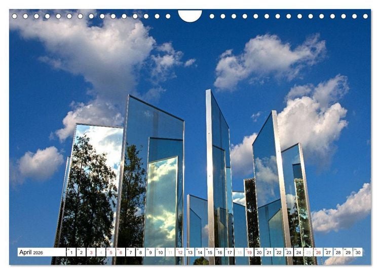 Produktbild: Gl&auml;serne Attraktionen - Glaskunst im Bayerischen Wald (Wandkalender 2026 DIN A4 quer), CALVENDO Monatskalender