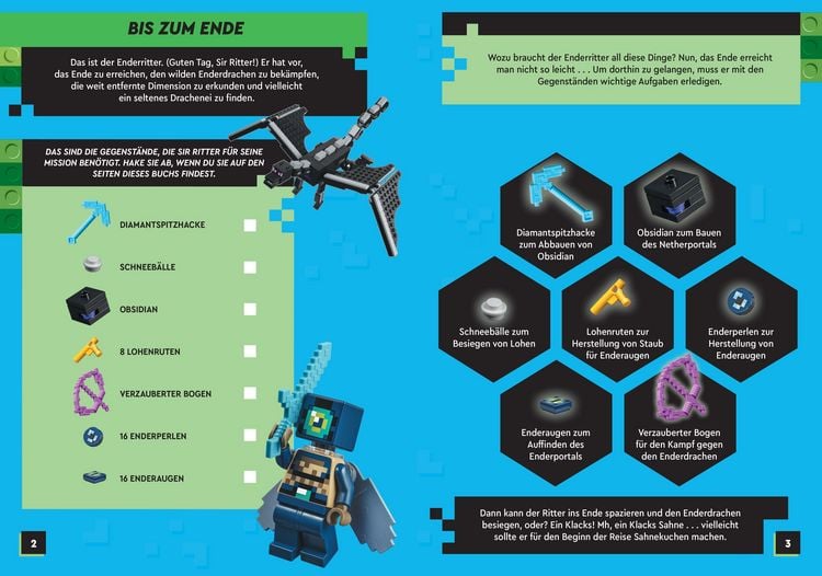 Produktbild: LEGO&reg; Minecraft&reg; - End-Abenteuer - Mein Wimmel-Stickerspa&szlig;