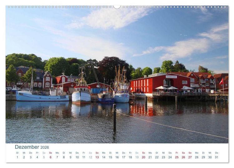 Produktbild: Eckernf&ouml;rde 2026. Impressionen rund um den Hafen (hochwertiger Premium Wandkalender 2026 DIN A2 quer), Kunstdruck in Hochglanz
