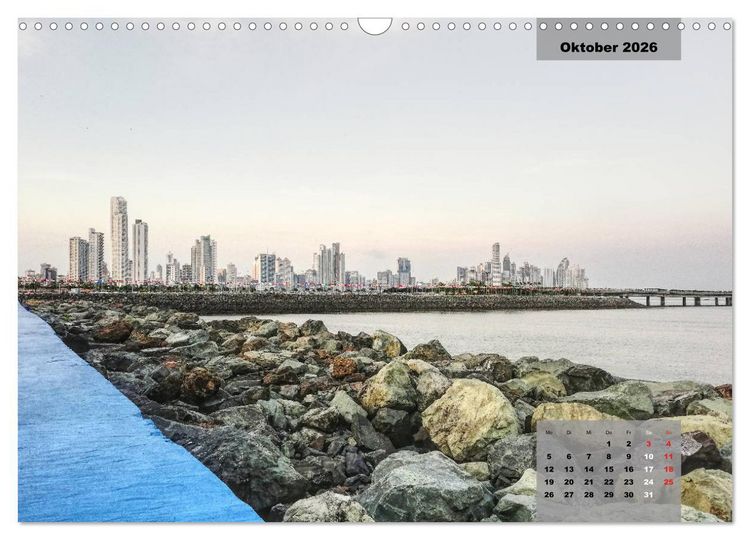 Produktbild: Panama City (Wandkalender 2026 DIN A3 quer), CALVENDO Monatskalender