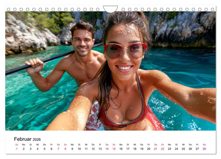 Produktbild: Ein cooler Sommer (Wandkalender 2026 DIN A4 quer), CALVENDO Monatskalender