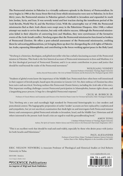 Produktbild: The Pentecostal Mission in Palestine
