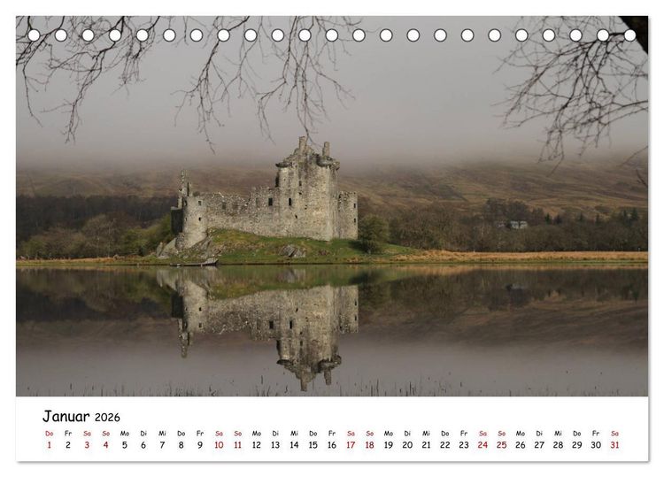 Produktbild: Schottland - Das Land mit rauem Charme (Tischkalender 2026 DIN A5 quer), CALVENDO Monatskalender