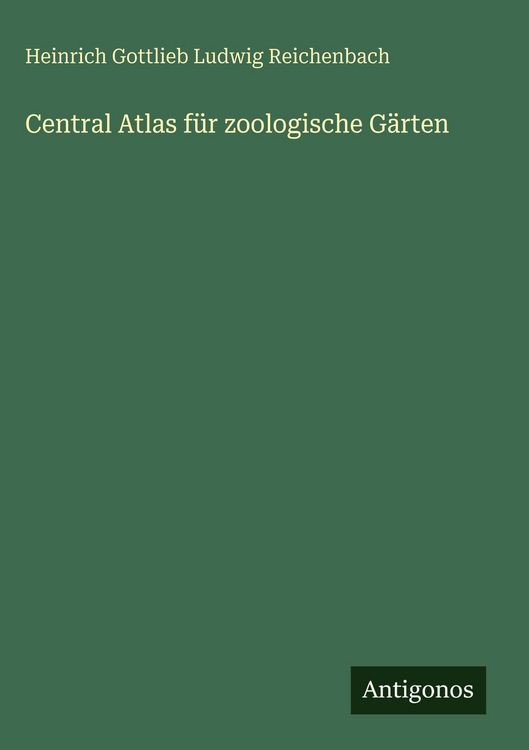Produktbild: Central Atlas f&uuml;r zoologische G&auml;rten