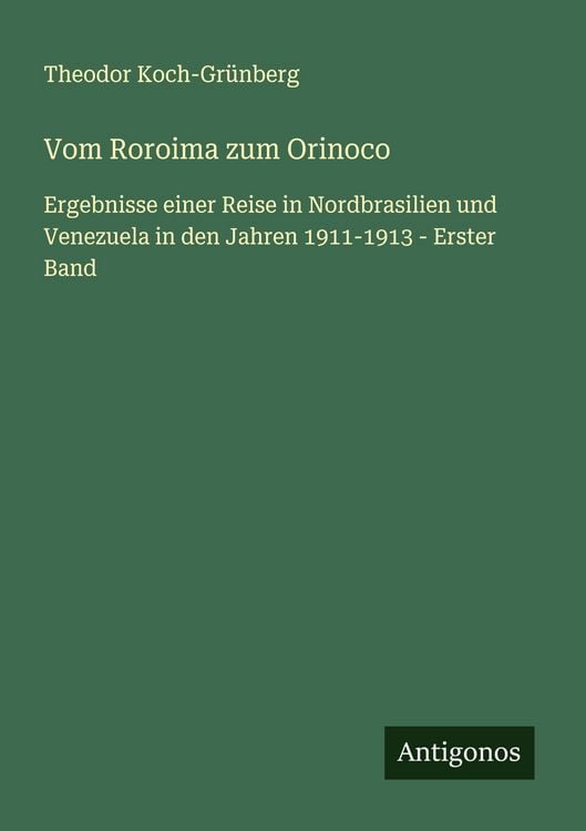 Produktbild: Vom Roroima zum Orinoco