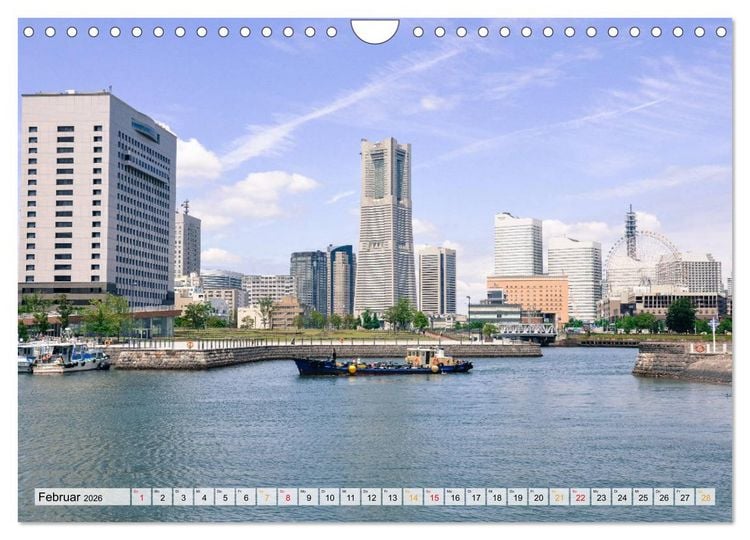 Produktbild: Japan - Tokio, Yokohama, Nagasaki (Wandkalender 2026 DIN A4 quer), CALVENDO Monatskalender