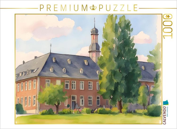 Produktbild: CALVENDO Puzzle Nikolaus Kloster bei J&uuml;chen | 1000 Teile Lege-Gr&ouml;&szlig;e 64x48cm Foto-Puzzle f&uuml;r gl&uuml;ckliche Stunden