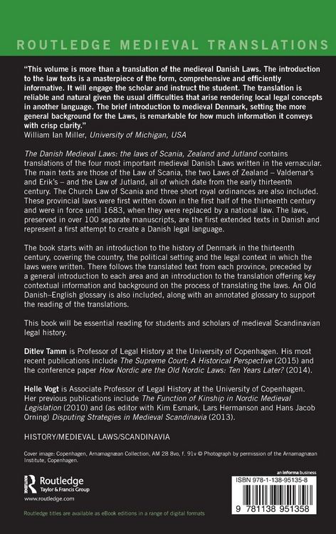 Produktbild: The Danish Medieval Laws