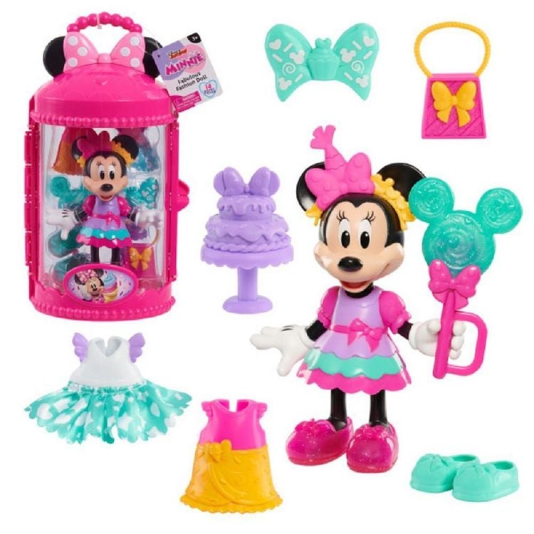 Produktbild: Minnie Mouse Fashion Doll With Case - Sweet Party
