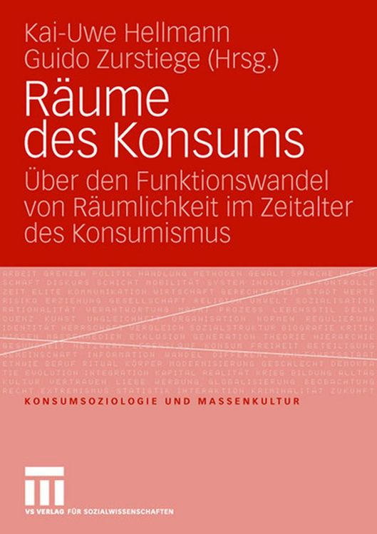 Produktbild: R&auml;ume des Konsums