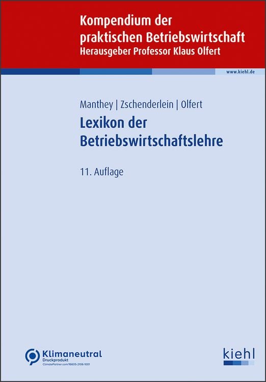 Produktbild: Lexikon der Betriebswirtschaftslehre