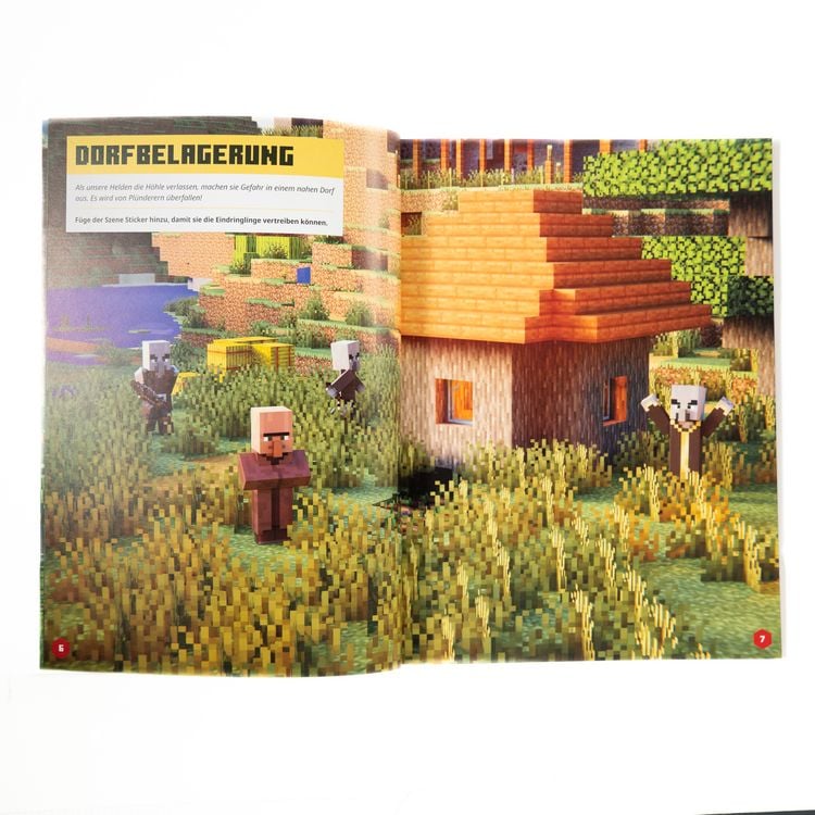 Produktbild: Minecraft Stickerbuch Schatzsuche