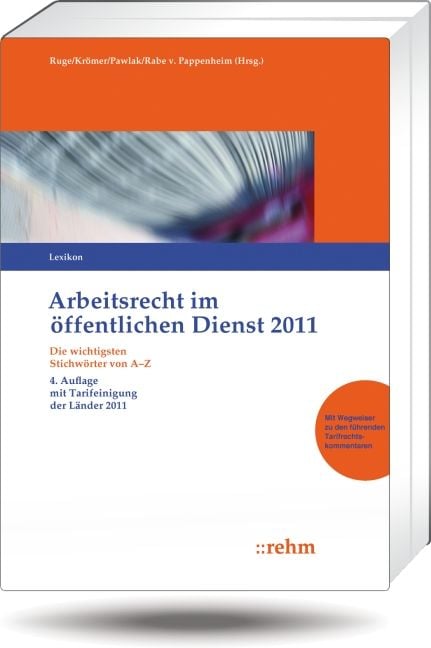 Produktbild: TV&ouml;D-Kommentar incl. Lexikon Arbeitsrecht im &ouml;.D. / Arbeitsrecht im &ouml;ffentlichen Dienst 2011