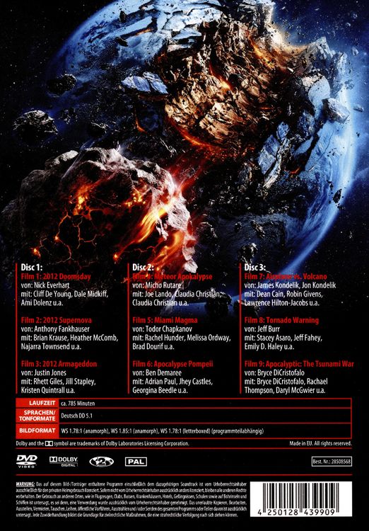 Earthfall - Die Katastrophenfilm-Box [3 DVDs] als DVD kaufen