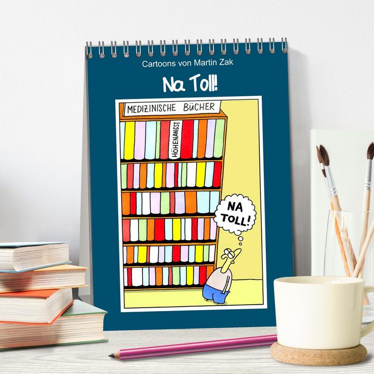 Produktbild: Na Toll! Comics von Martin Zak (Tischkalender 2026 DIN A5 hoch), CALVENDO Monatskalender
