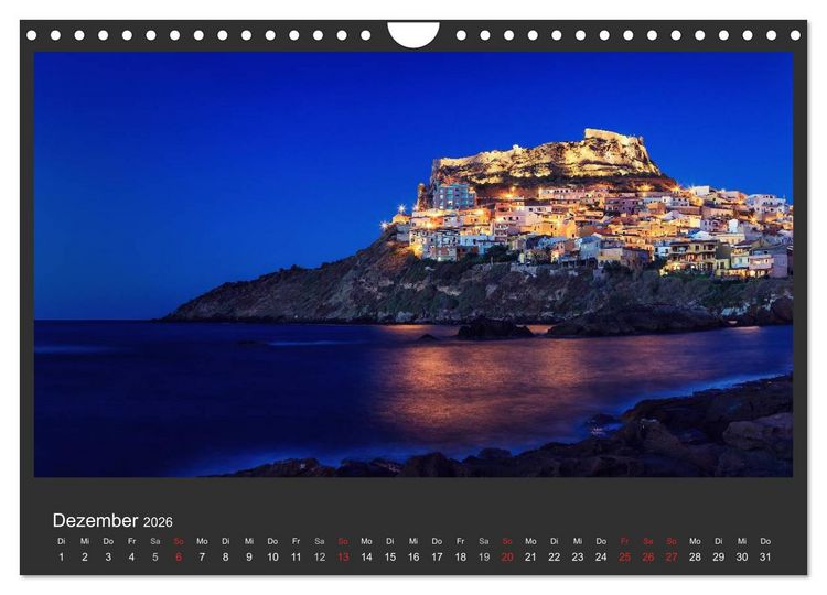 Produktbild: Sardinien - Traumstr&auml;nde am Mittelmeer (Wandkalender 2026 DIN A4 quer), CALVENDO Monatskalender