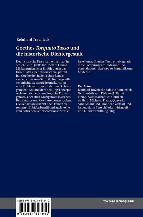 Produktbild: Goethes &laquo;Torquato Tasso&raquo; und die historische Dichtergestalt