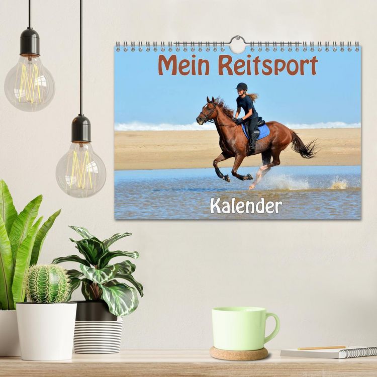 Produktbild: Mein Reitsport Kalender (Wandkalender 2026 DIN A4 quer), CALVENDO Monatskalender