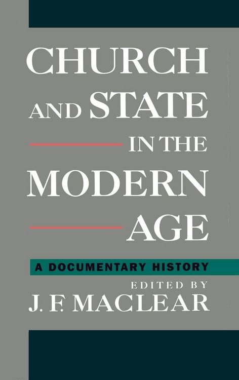 Produktbild: Church and State in the Modern Age
