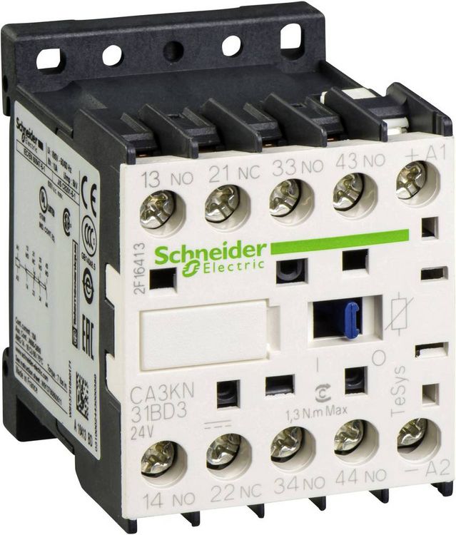 Produktbild: Schneider Electric CA3KN31BD3 Hilfssch&uuml;tz 3 Schlie&szlig;er, 1 &Ouml;ffner 1St.
