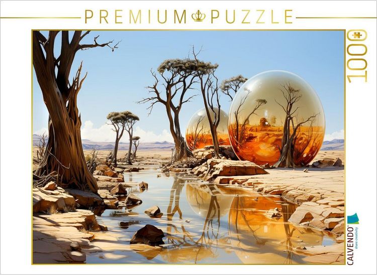 Produktbild: CALVENDO Puzzle Gelbe Kugeln | 1000 Teile Lege-Gr&ouml;&szlig;e 64x48cm Foto-Puzzle f&uuml;r gl&uuml;ckliche Stunden