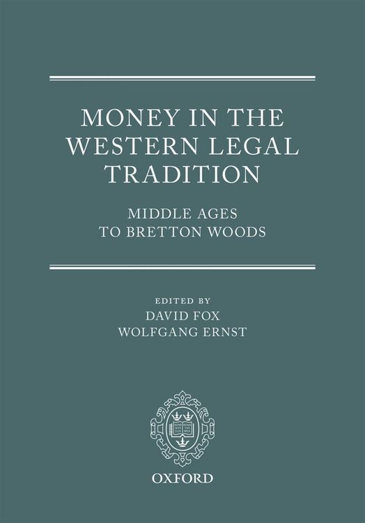 Produktbild: Money in the Western Legal Tradition