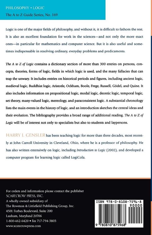 Produktbild: A to Z of Logic