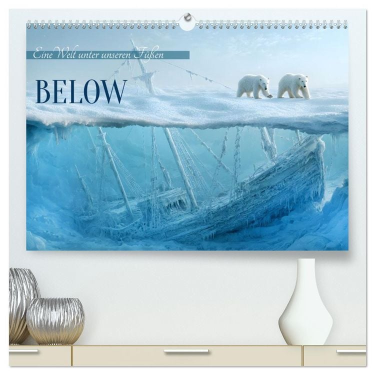 Produktbild: Below (hochwertiger Premium Wandkalender 2027 DIN A2 quer), Kunstdruck in Hochglanz