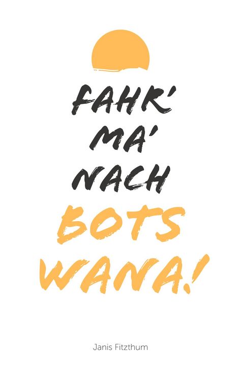 Produktbild: Fahr' ma' nach Botswana