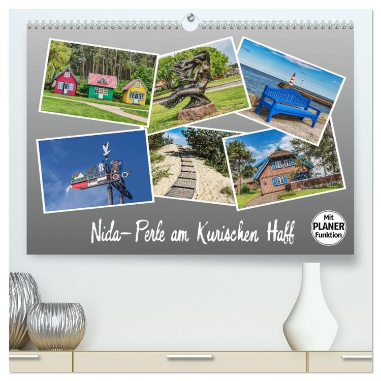 Produktbild: Nida - Perle am Kurischen Haff (hochwertiger Premium Wandkalender 2026 DIN A2 quer), Kunstdruck in Hochglanz