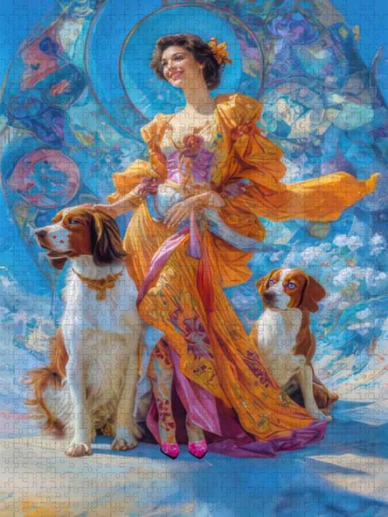 Produktbild: CALVENDO Puzzle Sinnliche Sch&ouml;nheit des Jugendstils | 2000 Teile Lege-Gr&ouml;&szlig;e 90x67cm Foto-Puzzle f&uuml;r gl&uuml;ckliche Stunden